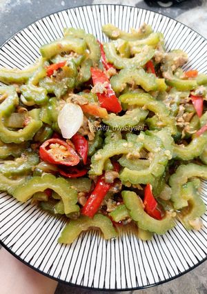 Foto resep Tumis pare kepah asin