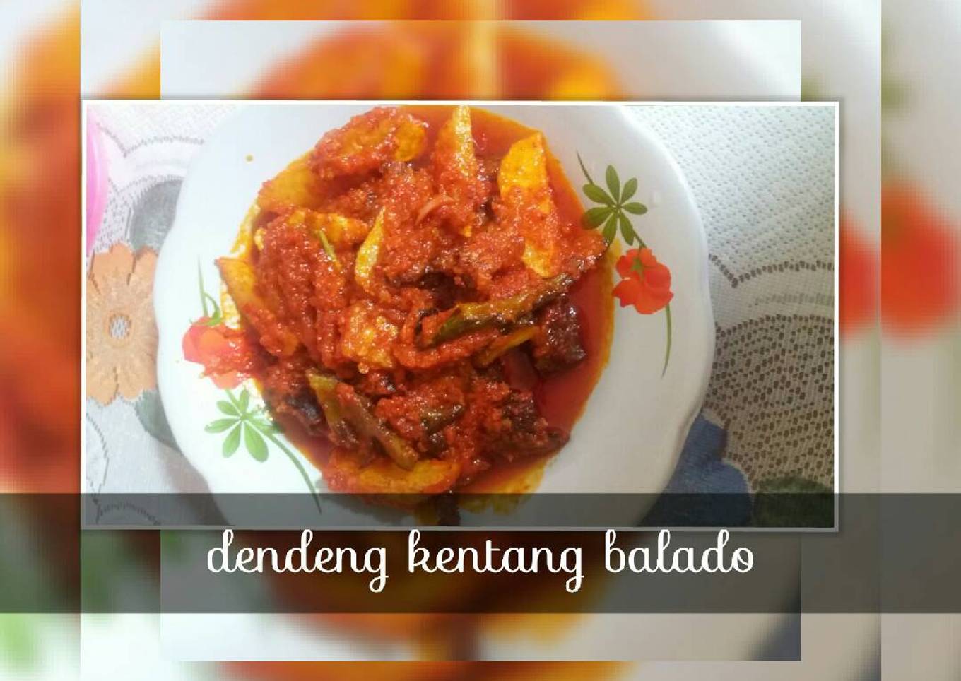 Dendeng kentang balado simple