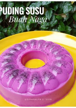 Foto resep Puding Buah Naga