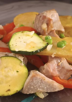 Foto principal de Atún con verduras al horno