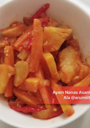Foto resep Ayam Nanas Asam Manis
