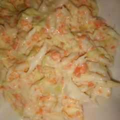 A picture of Simple creamy coleslaw.