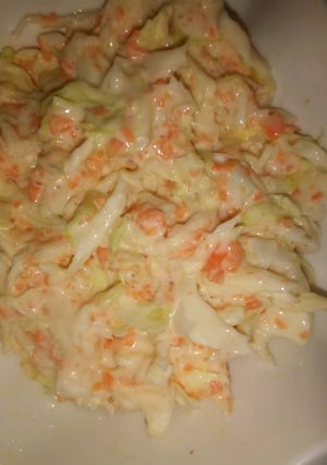 A picture of Simple creamy coleslaw.