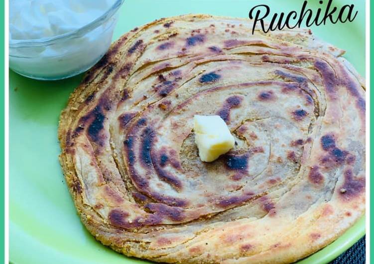 Besan stuffed parantha