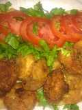 Shrimp Po boy sandwich