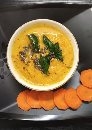 A picture of Carrot Chutney | South Indian Breakfast Dish | Easy Side Dish Recipe for Idly Dosa.