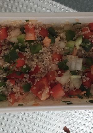 Una foto de Recetas de tupper #4 Tabulé de quinoa veggie
