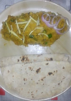 A picture of Chane ki dal ka bhurta.
