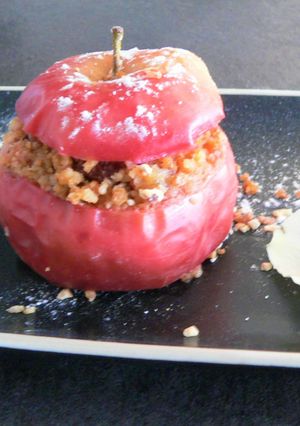 Une photo de Pomme au four