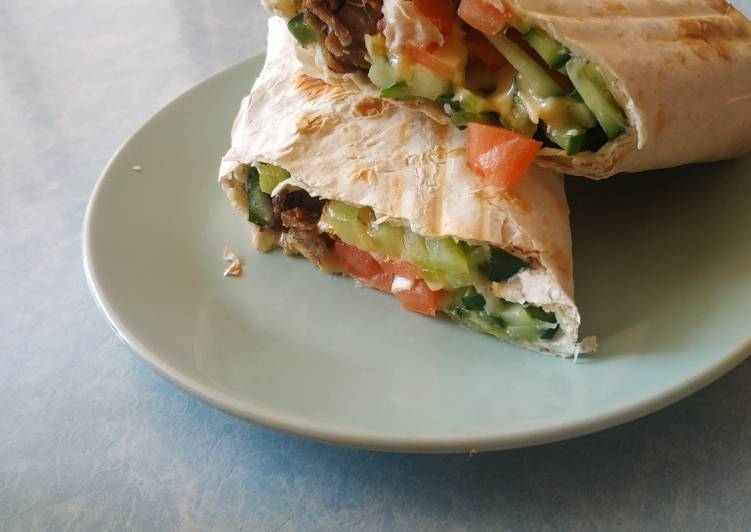 Easiest Way to Cook Appetizing Шаверма с говядиной