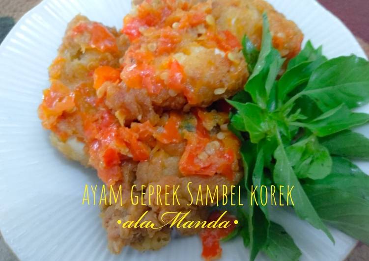 Bumbu Ayam Geprek Sambel Korek | Resep Membuat Ayam Geprek Sambel Korek Yang Sempurna