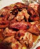 Πικάντικες φτερούγες κοτόπουλου στο φούρνο