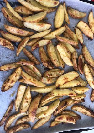 Une photo de Potatoes au four