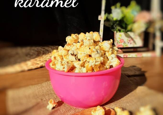 Resep Popcorn Karamel ala bioskop