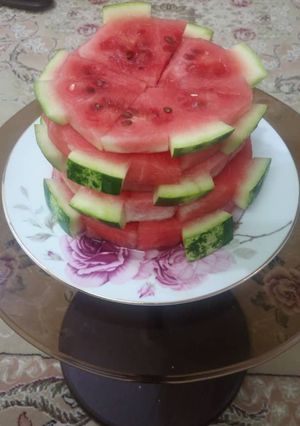 عکسی از دستور دیزاین هندوانه ساده و زیبا :-)