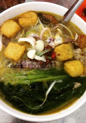 Hình của món Bún hải sản.