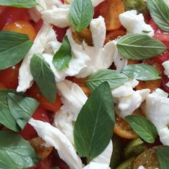 A picture of Caprese Salad or Insalata Caprese.