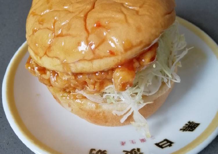 Recipe of Favorite Homemade Chicken Burger