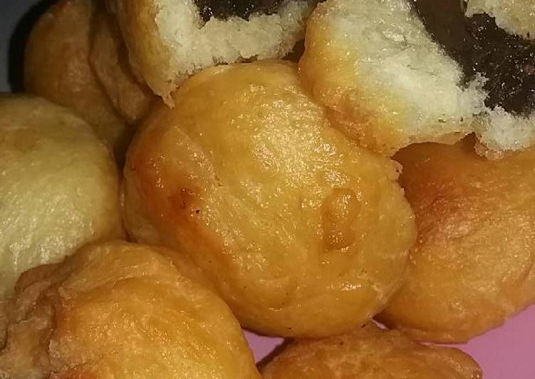 Roti goreng isi coklat part 2😊