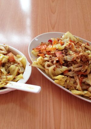 A picture of Easy Leftover Yaki Udon for Kids.