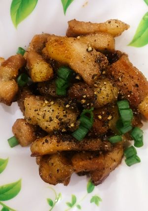 Hình của món Thịt kho tiêu.