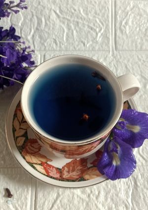 Foto resep Teh Cengkeh Bunga Telang