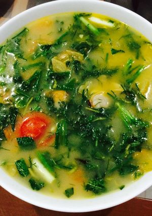 Hình của món Canh nghêu nấu khế.