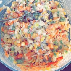 A picture of Fresh Vegetables Salad.