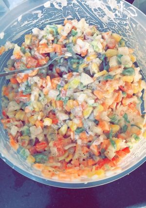 A picture of Fresh Vegetables Salad.