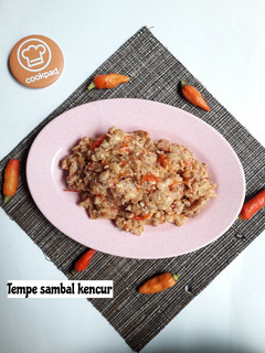 Foto resep Tempe sambal kencur