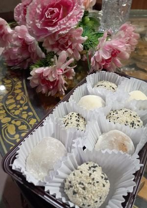 Foto resep Mochi jadoel isian kacang