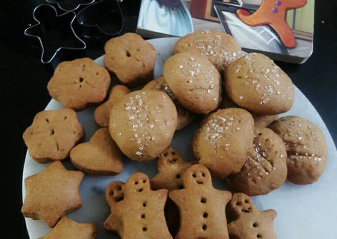 Ginger bread Cookies (Eggless & Whole Wheat Flour)