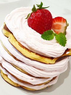 Amerikai palacsinta eperhabbal recept fotója