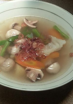 Foto resep Sayur sop daging jamur