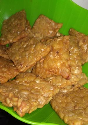 Foto resep 3# Tempe (garit) goreng, tanpa bawang putih