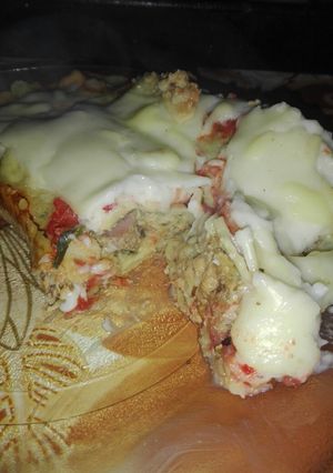 Una foto de Canelones de espinaca y pollo💘