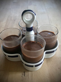 Una foto de Mousse de chocolate