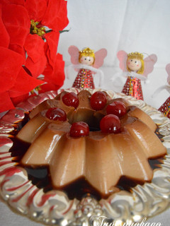 Una foto de Flan de Turrón de Chocolate Suchard