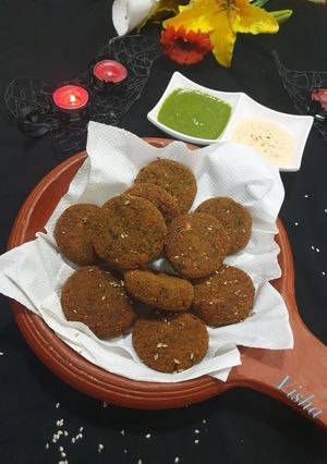 फलाफल टिक्कीयॉ (Falafal Tikkiyan recipe in Hindi) रेसिपी मुख्य फोटो