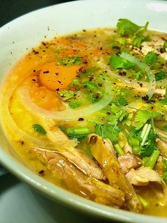 Hình của món Cháo Gà Ta Nấu Từ Cơm Nguội.