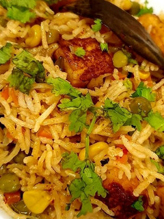 A picture of Paneer Pulao.