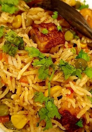 A picture of Paneer Pulao.