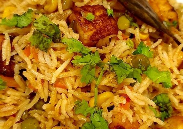 Easiest Way to Make Super Quick Homemade Paneer Pulao