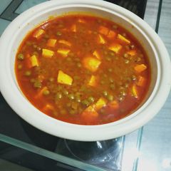 Paneer peas veg A picture of Paneer peas veg.