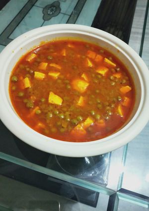 A picture of Paneer peas veg.