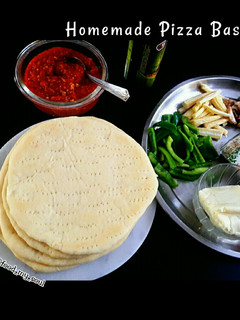 A picture of Homemade No-Yeast Pizza Base || Market style.