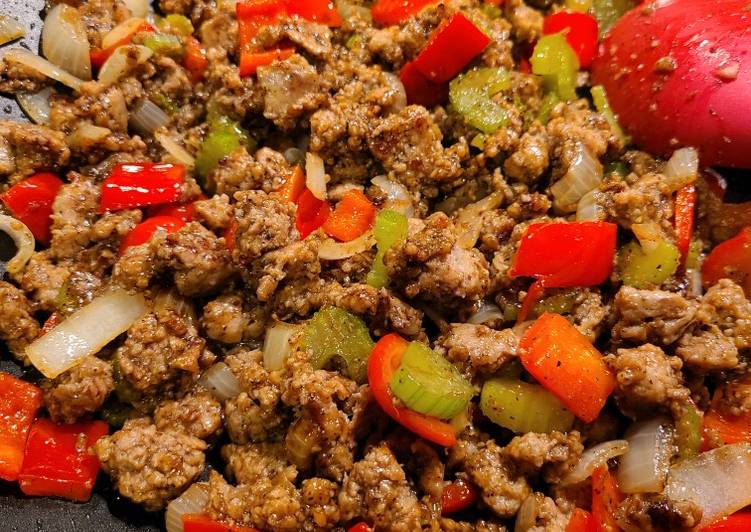Step-by-Step Guide to Make Any-night-of-the-week Easy Black Pepper Turkey Stir-fry