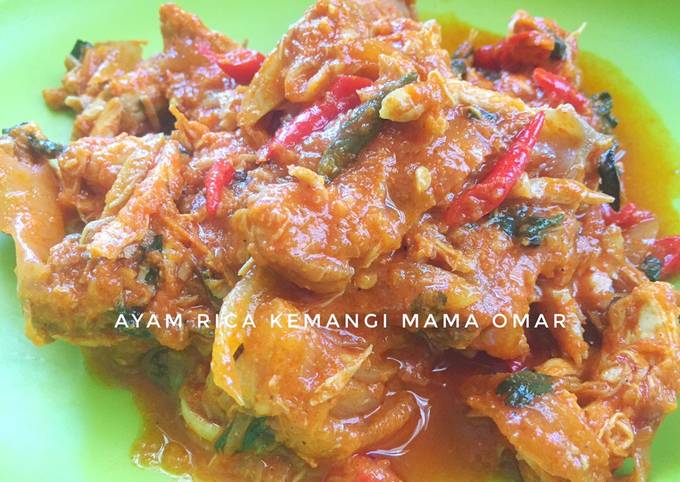 Ayam rica kemangi pedas