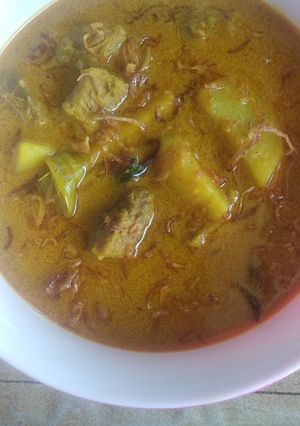 Foto resep Gulai daging campur kentang