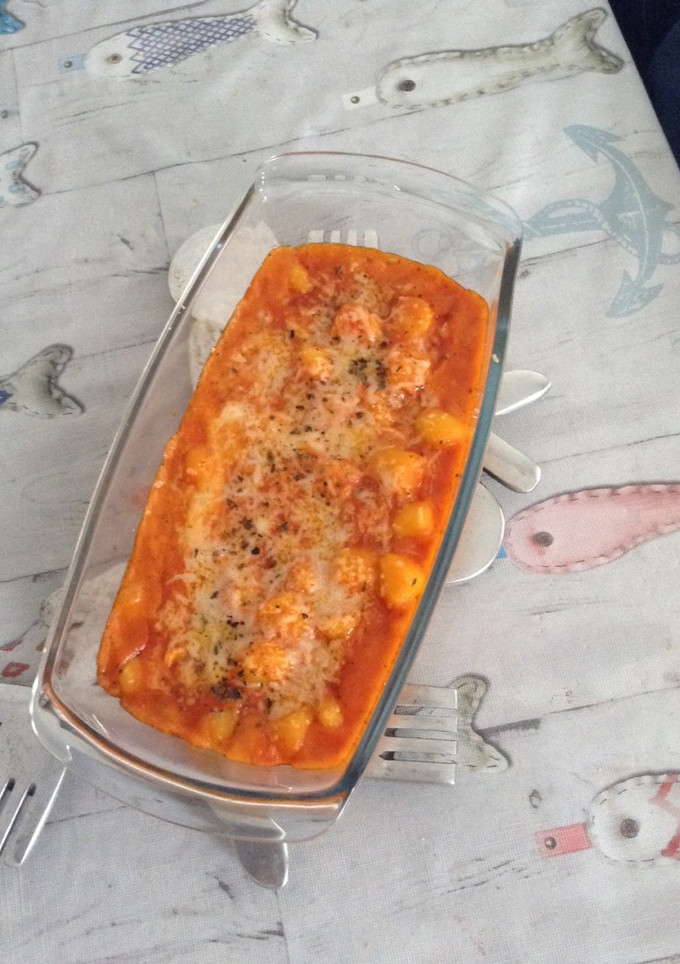 Una foto de Ñoquis a la Sorrentina (Gnocchi alla Sorrentina)